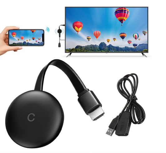 Adaptador Inalámbrico HDMI WiFi Dongle: Transmisión Multimedia en FULLHD