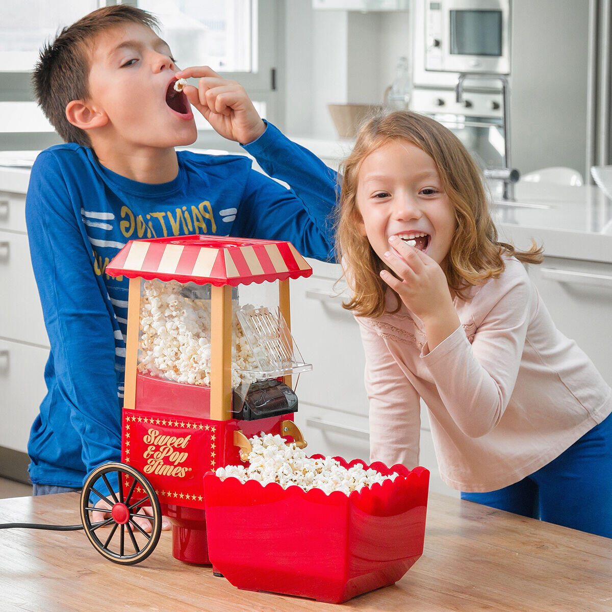🍿 Palomitera Vintage Sweet & Pop Times InnovaGoods – ¡Diversión Retro en Casa!
