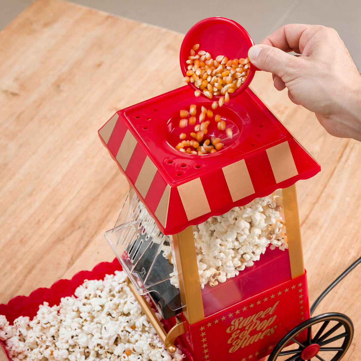 🍿 Palomitera Vintage Sweet & Pop Times InnovaGoods – ¡Diversión Retro en Casa!