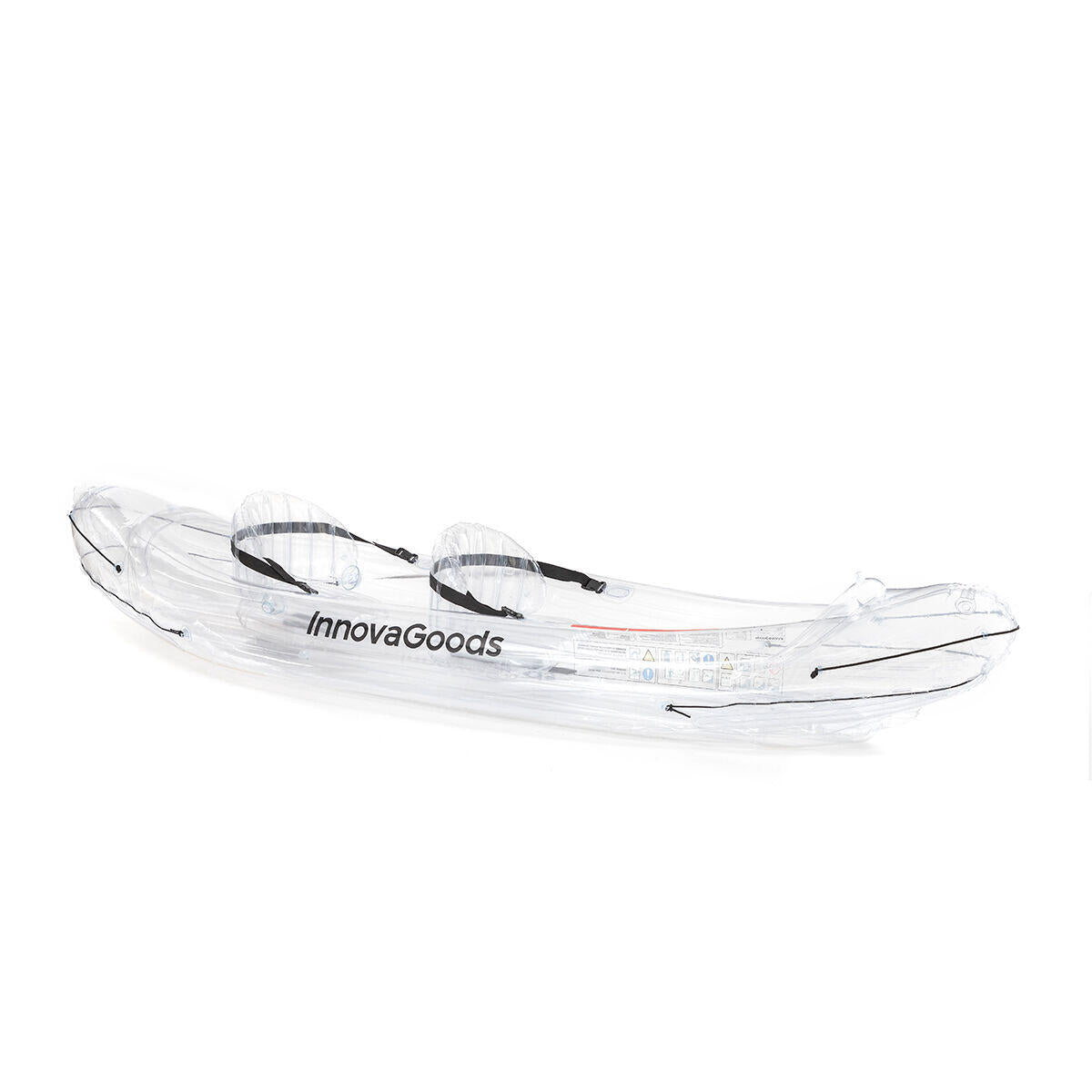 Kayak Transparente Hinchable con Accesorios – InnovaGoods | Visión 360º & Aventura Inolvidable 🌊