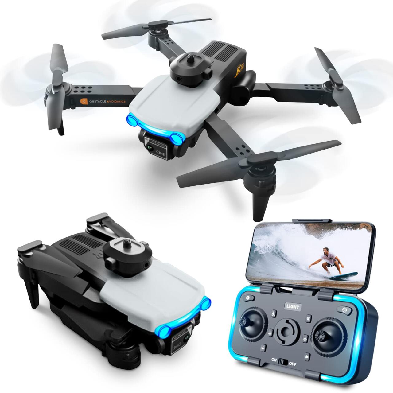 MINIDRON PRO 4K(4 HÉLICES DE REPUESTO GRATIS)