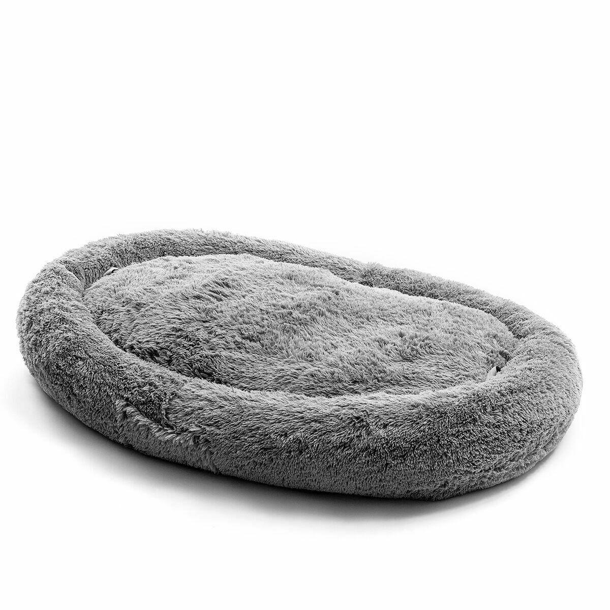 Cama de Perro para Humanos XXL – Human Dog Bed | InnovaGoods Grey | Máximo Relax Antiestrés